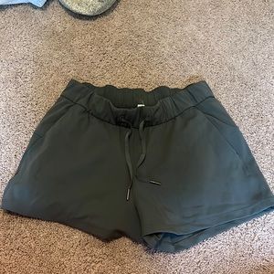 Lulu army green shorts size 8